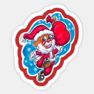 BIG BOY SANTA Sticker